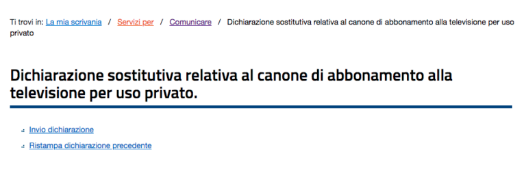 Come richiedere l’esenzione del Canone RAI per non detenzione di